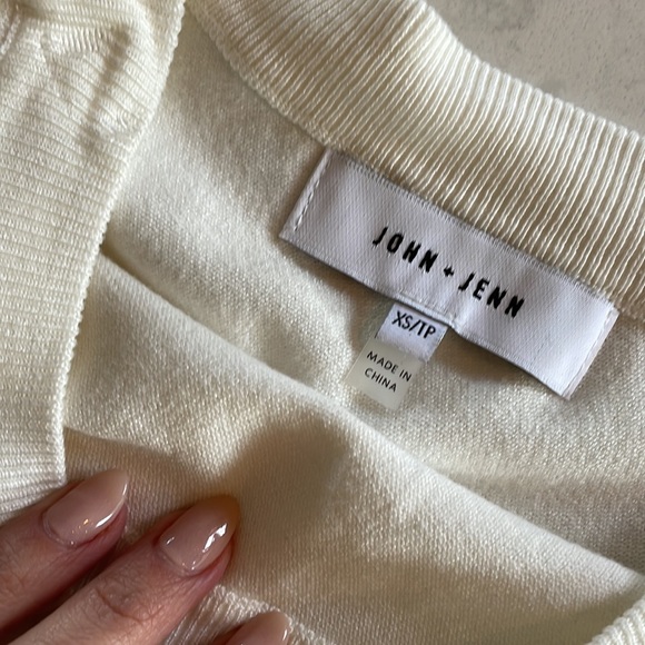 x Revolve One Shoulder Sweater by John & Jenn by Line - Picture 4 of 5